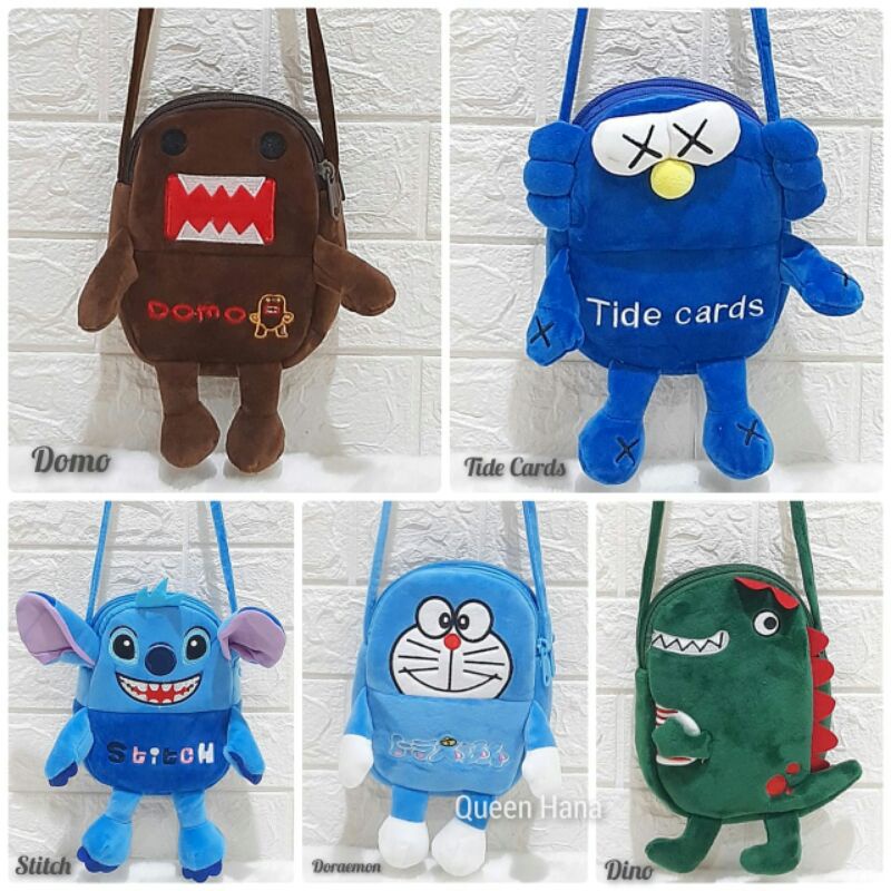 Tas Selempang Anak Karkter Tas Selempang Boneka New