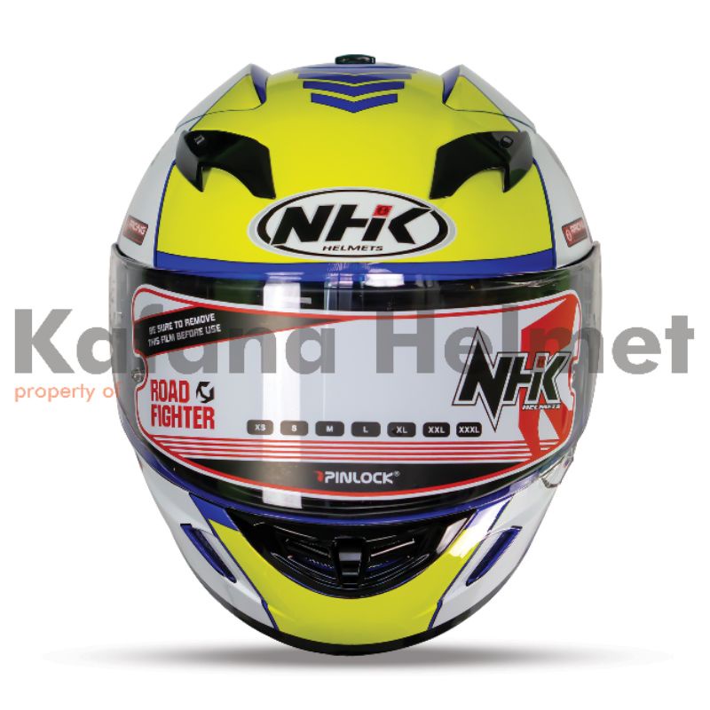 HELM FULL FACE NHK GP 1000 SXR YELLOW ORIGINAL