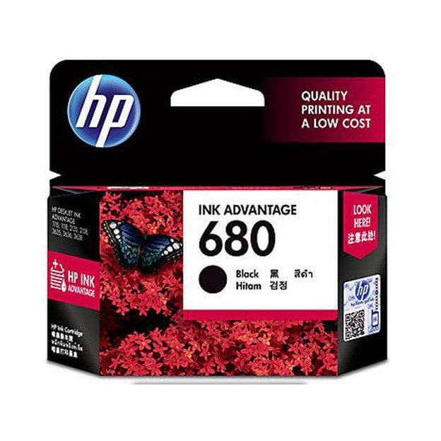 READY STOK HP 680 Tinta Katrik / Ink Cartridge 680 Black / Hitam / Colour / Color / Warna