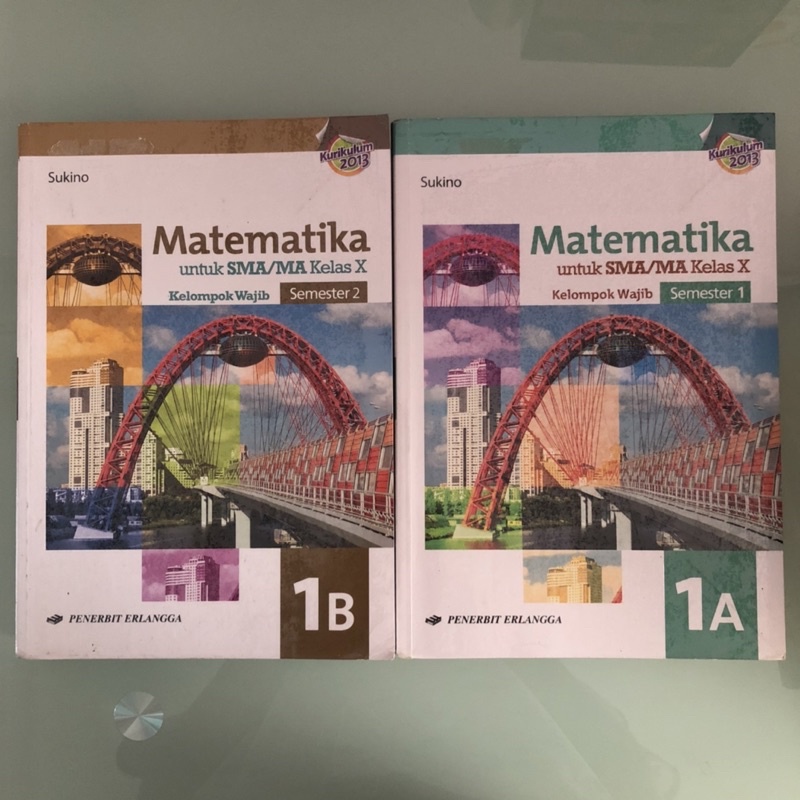 BUKU BEKAS MATEMATIKA KELOMPOK WAJIB KELAS 10 X SEMESTER 1 & 2 PENERBIT ERLANGGA KURIKULUM 2013