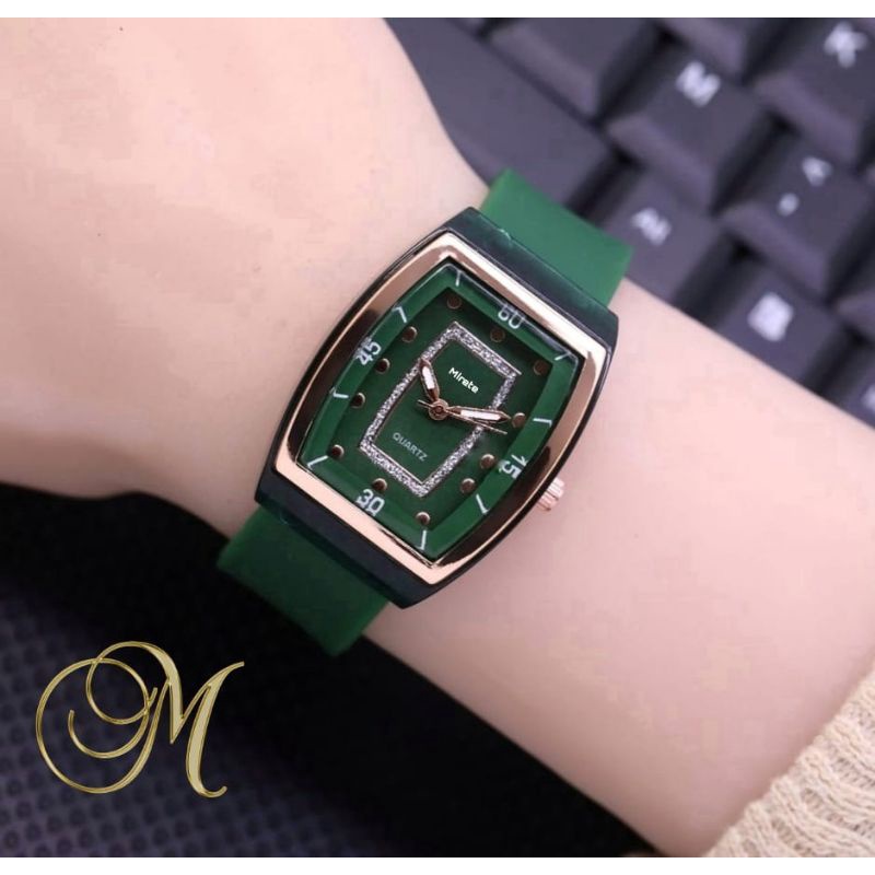 JAM TANGAN CEWEK TERBARU/ FASHION wanita, jam tangan WANITA mirete premium terlariss, JAM tangan cewek sporty