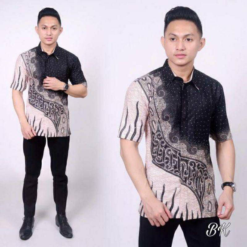 NEW ARRIVAL DISTRO BATIK PRIA BORDIR SOGAN HRB026 BATIKAF NOTOARTO BATIK IPNU-IPNU HEM