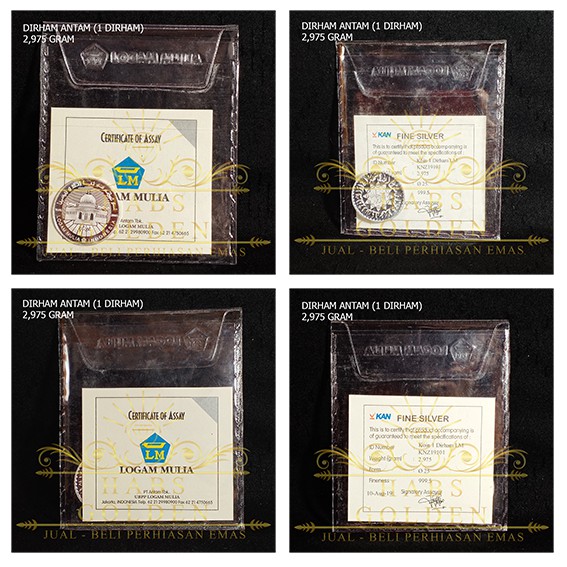 DIRHAM ANTAM 1 DIRHAM / ANTAM 5 DIRHAM / ANTAM KHAMSA DIRHAM