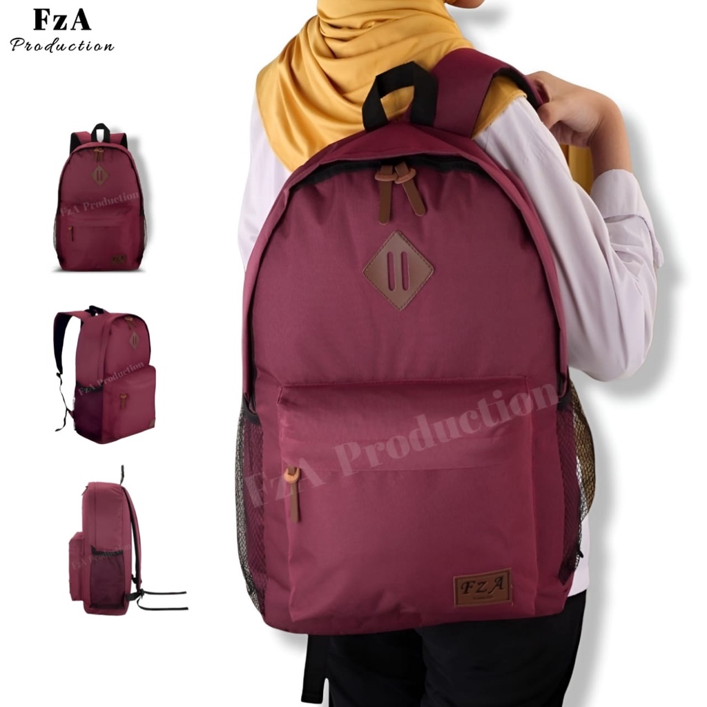 Tas Ransel Gendong Laptop Distro Sekolah Kuliah Pria Wanita Murah Original GRATIS Dompet Sakko HP