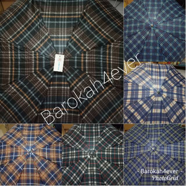 Payung Lipat 3 MOTIF KOTAK