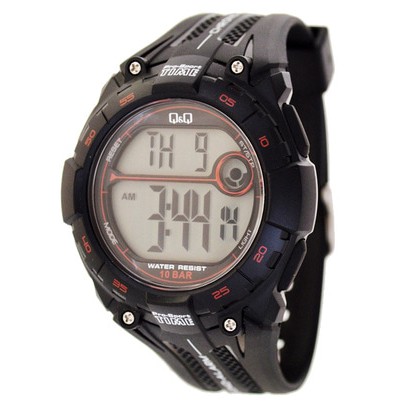 JAM TANGAN PRIA QQ M121 JAM QNQ M 121 JAM DIGITAL Q&Q ORI M-121J MERAH