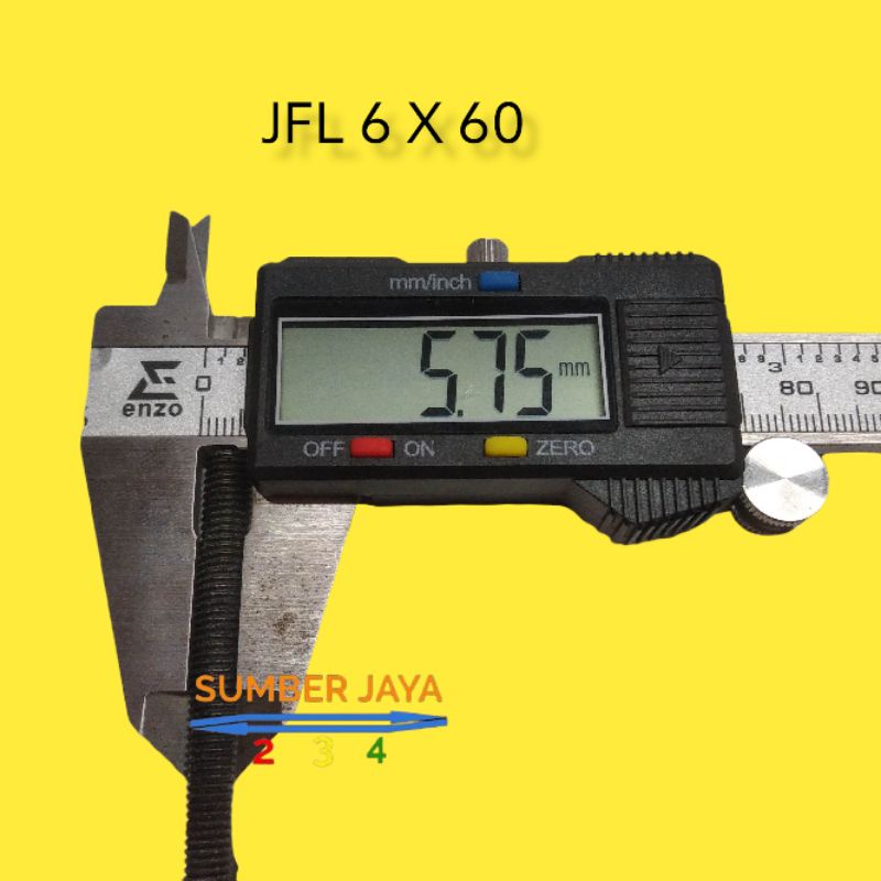 BAUT JFL M6 6 X 60 HITAM TERMURAH