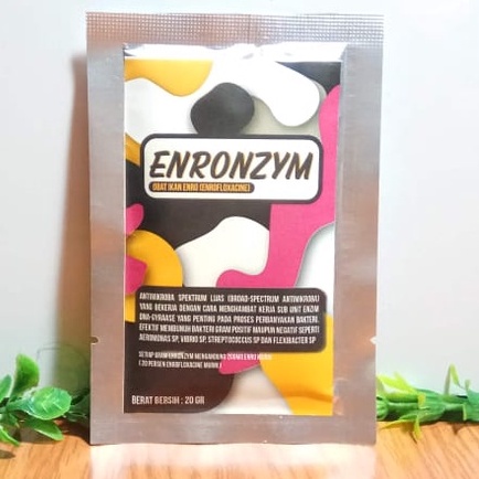 OBAT IKAN ENRONZYM OBAT IKAN ENRO Enrofloxacine 20gr