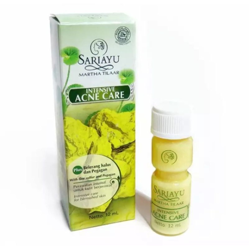 Paket Sariayu Acne Foam 75 gr + Intensive Acne Care 12 ml ( Pembersih Wajah / Obat Jerawat / Obat Totol Jerawat )