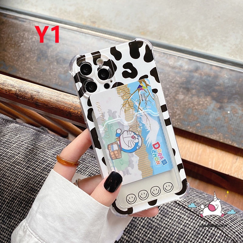 Tas Kartu Couple Phone Case Mi 11Lite 12 12X Xiaomi Redmi 10C A1 9A 9 10 9C NFC Note 9 9pro 10 10s 11 11s 11pro+10pro max Poco X3 Pro NFC Card Holder Couple Soft Leopard Cover