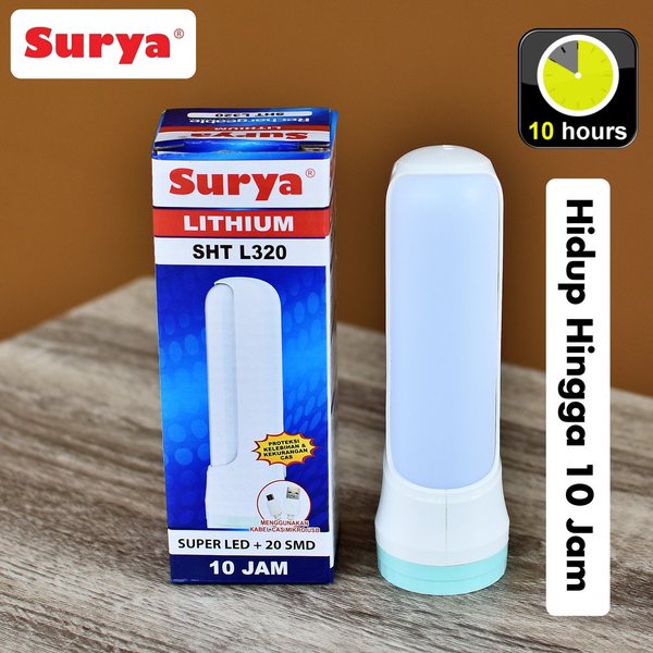 Surya Senter + Lampu Emergency SHT L 320 3 W 20 SMD Super Murah