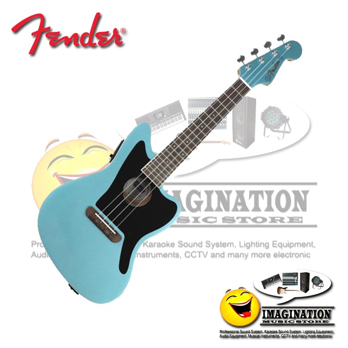 Fender Fullerton Jazzmaster Uke - Tidepool