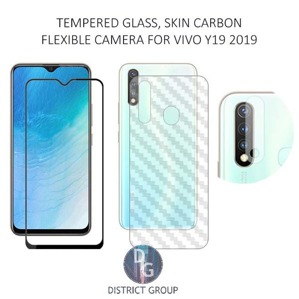 Skin Carbon Vivo y95, y93 ,y81,y71,y17,y83 Garskin Carbon Back Sticker Carbon [QTOP]
