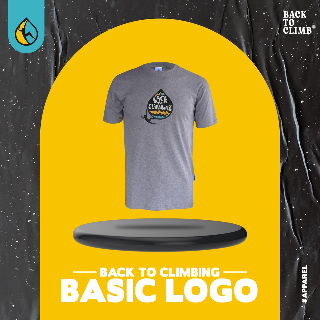 Baju Kaos Panjat Tebing T-shirt Outdoor Series Back to Climb Basic