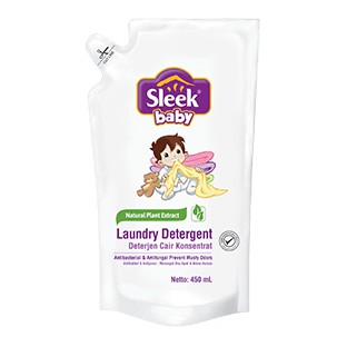 Sleek Baby Laundry Detergent Cair Konsentrat Antibakteri Dan Antijamur