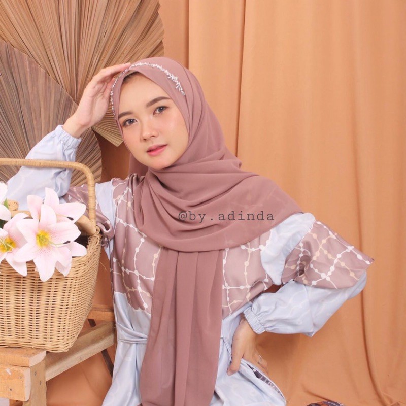 Pashmina HILYA payet permata Pasmina Tali Hijab diamond instant pesta m