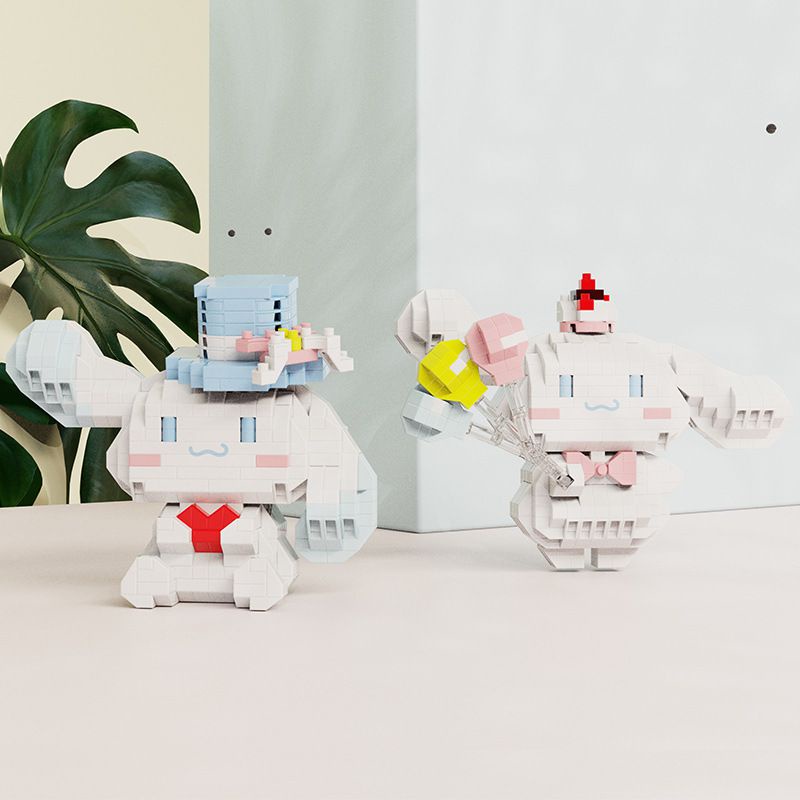 Saniro Cinnamoroll Building Blocks Toy Mini Figures Collection Ornament Kids Gift Birthday