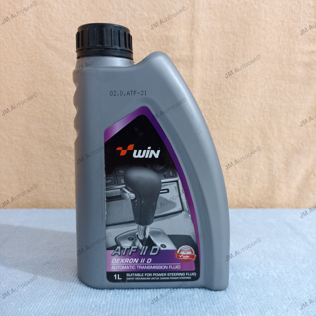 Oli Transmisi Win ATF II D ukuran 1 liter (oli power steering - transmisi mobil)