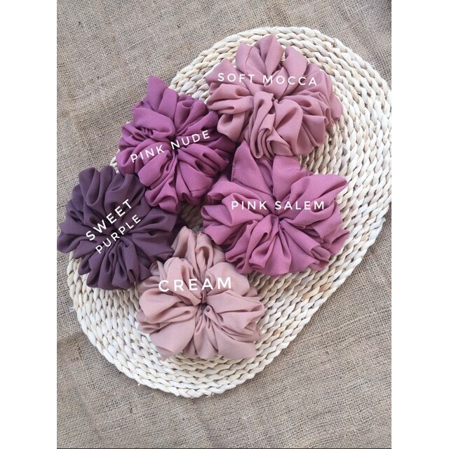 Cepol Hijab Mini / Scrunchie Mini /Scrunchie Mini / Ikat Rambut Non Volume (1kg 40pcs)