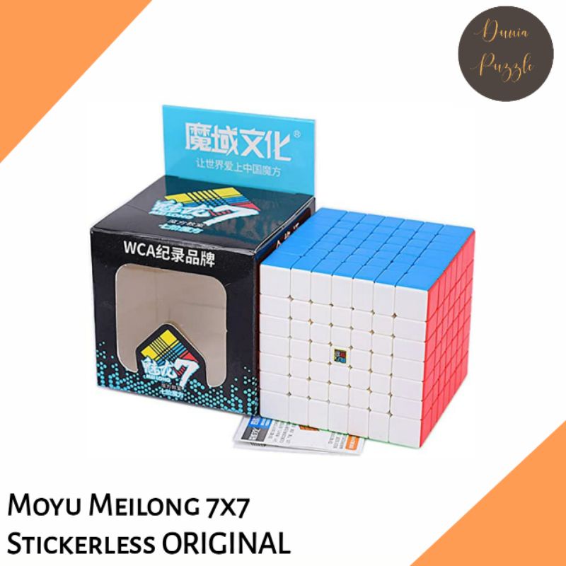 Rubik 7x7 Moyu Meilong 7x7 Stickerless Speedcube ORIGINAL