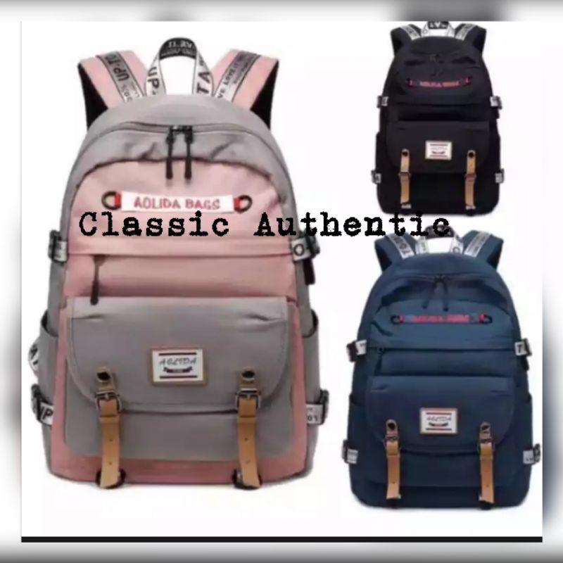 Tas Ransel Pria Wanita Tas Punggung Backpack Tas Gendong Tas Kuliah Tas Sekolah SMP SMA Tas Laptop Tas Kerja Tas Gendong Tas Mudik KUAT BERKUALITAS-6