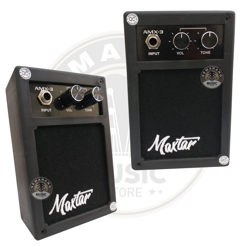 ORIGINAL!!! Ampli Gitar Maxtar AMX-3 Speaker 3&quot; inch Amplifier Gitar Mini Amply Gitar Original