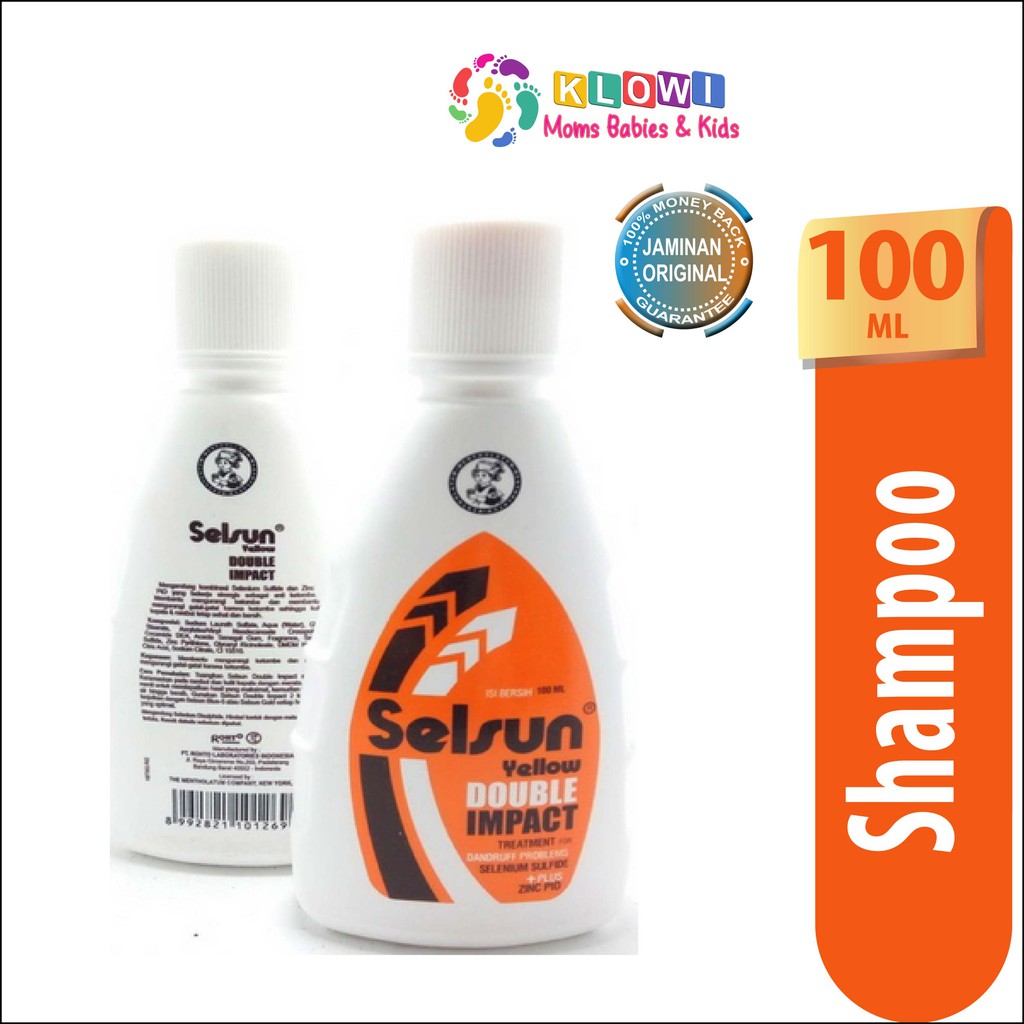 Selsun Shampoo Yellow Double Impact 100Ml / Shampoo Anti Dandruff