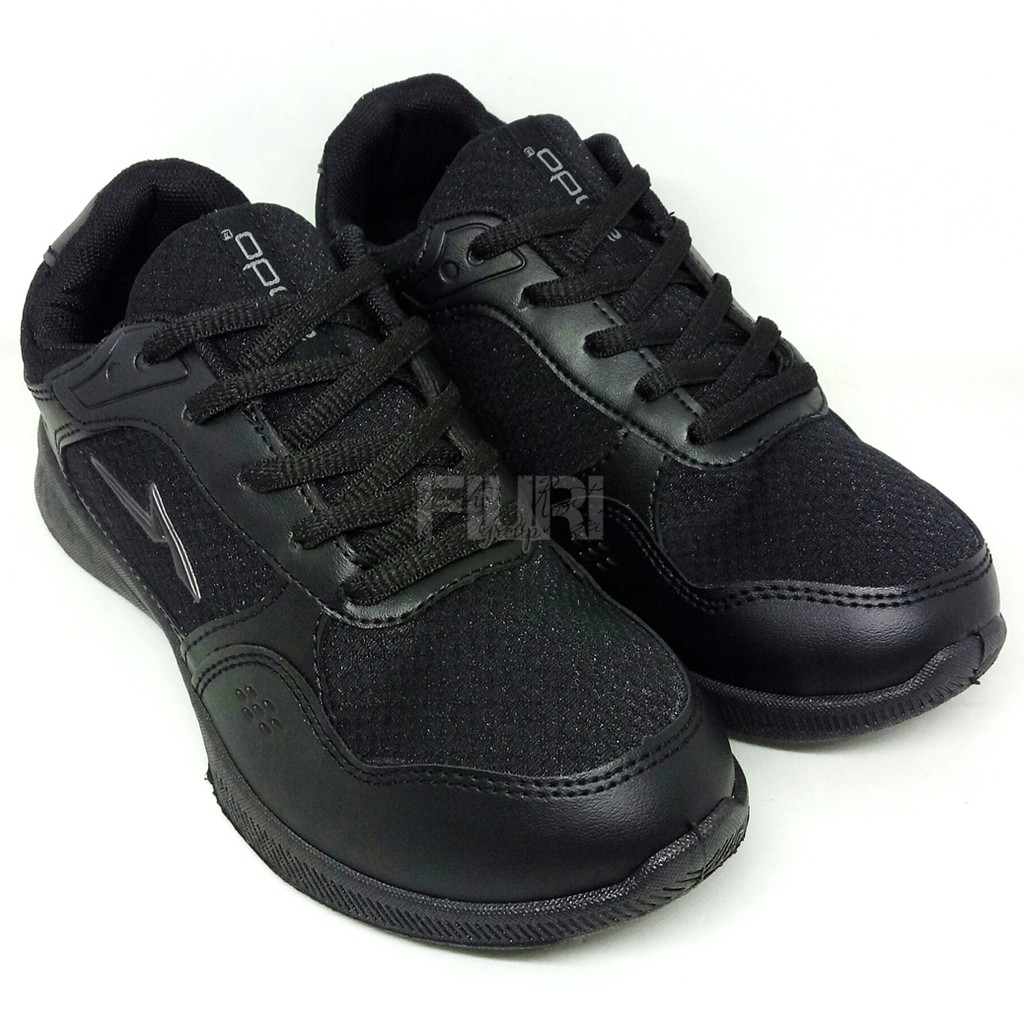 FIURI - ANDO ORIGINAL - MONICA 33-40 FULL HITAM - SEPATU SNEAKERS SPORT KANVAS SOL KARET ANAK PEREMPUAN - SEPATU KETS TRENDY WANITA - SEPATU OLAHRAGA LARI FITNES SENAM KERJA KULIAH SEKOLAH SD SMP SMA BERTALI CEWEK MURAH PROMO DISKON BONUS KAOS KAKI