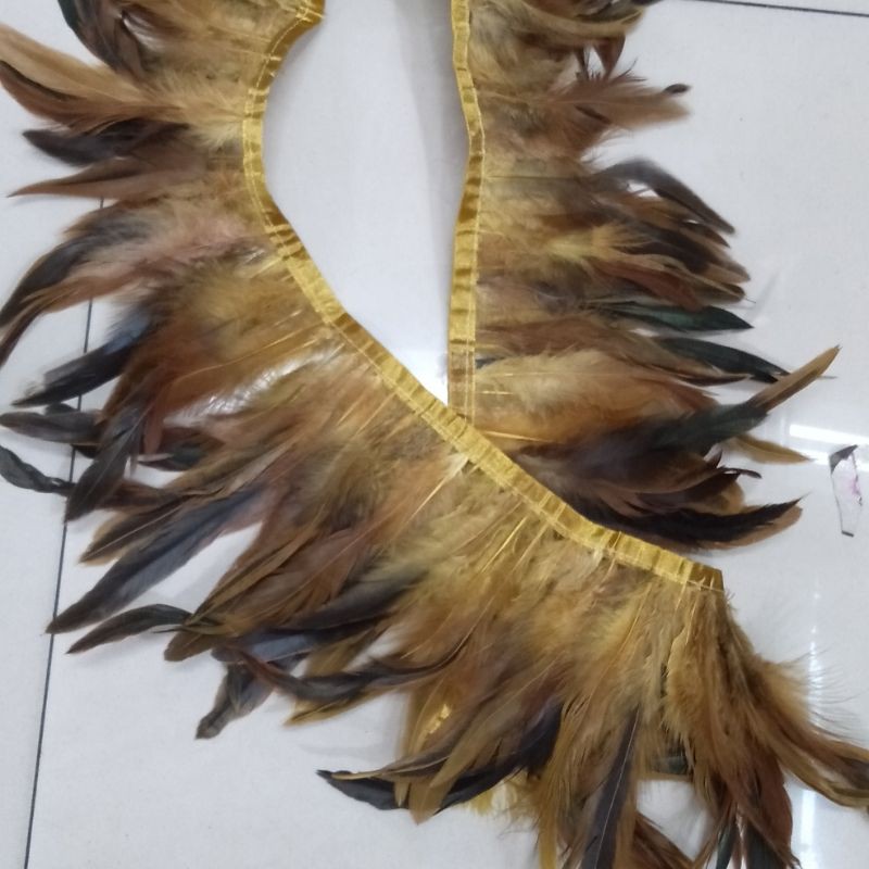 Bulu Ayam Renda-Bulu Bahan Dasar-Bulu Dekor
