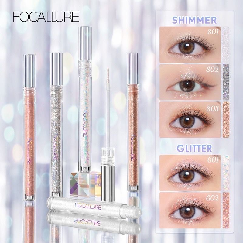 Focallure Starlight Glittering Liquid Eyeshadow FA-195e