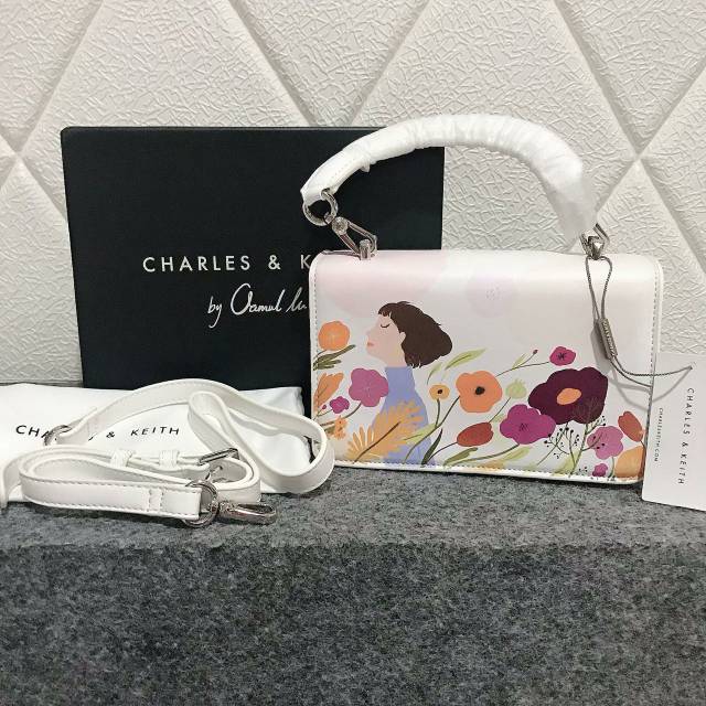 charles and keith by oamul lu box gift bag original