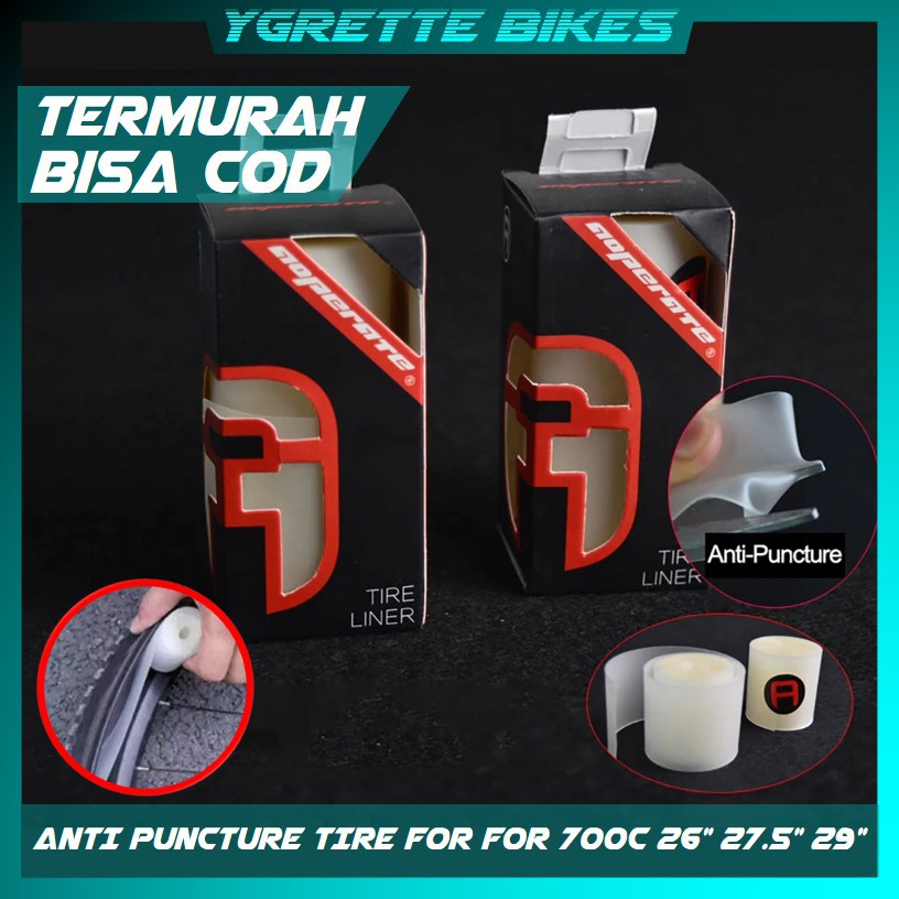 YGRETTE - 1pcs Pelindung Ban Sepeda Gunung Anti Bocor Tipe Road Bike MTB Minion Gravel Hybrid