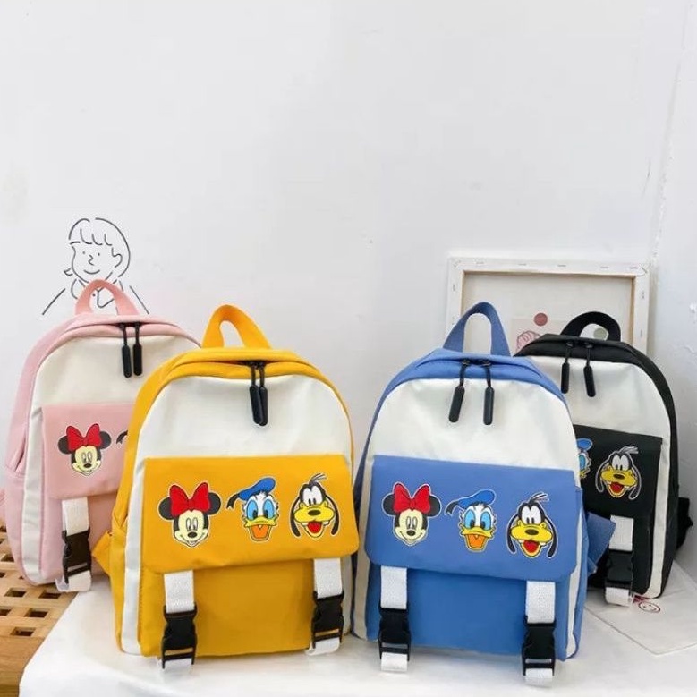 samasuka.shop - Tas Perlengkapan Bayi / Tas Ransel Anak SD Laki laki Perempuan Minnie Mickey Mouse / Tas Sekolah Anak Tk Lucu / Tas Sekolah Anak Paud Murah / Hadiah Anak Ulang Tahun