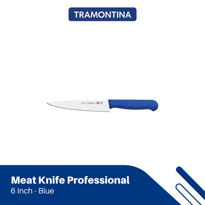 PISAU TRAMONTINA - 6 Meat Knife Profissional Blue