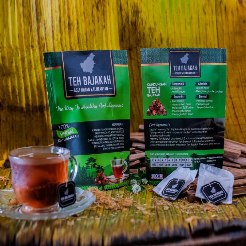 

Teh Bajakah Asli Hutan Kalimantan Isi 20 pcs