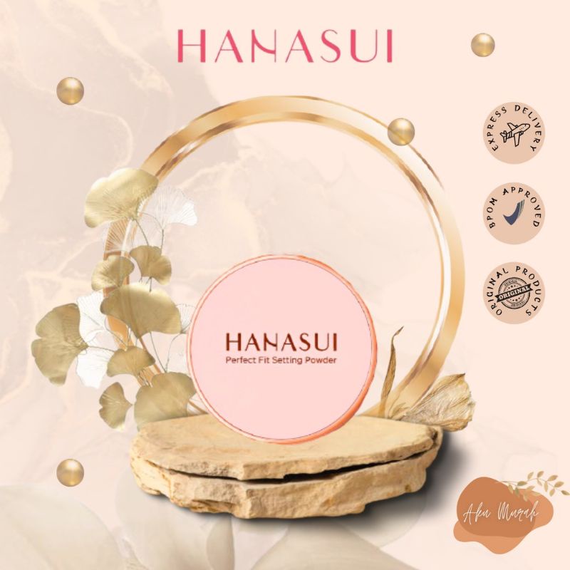 Hanasui Bedak tabur Perfect Fit Setting Powder