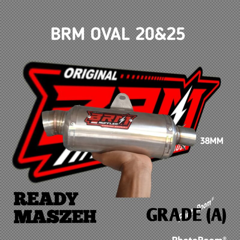 Knalpot BRM Oval Trioval