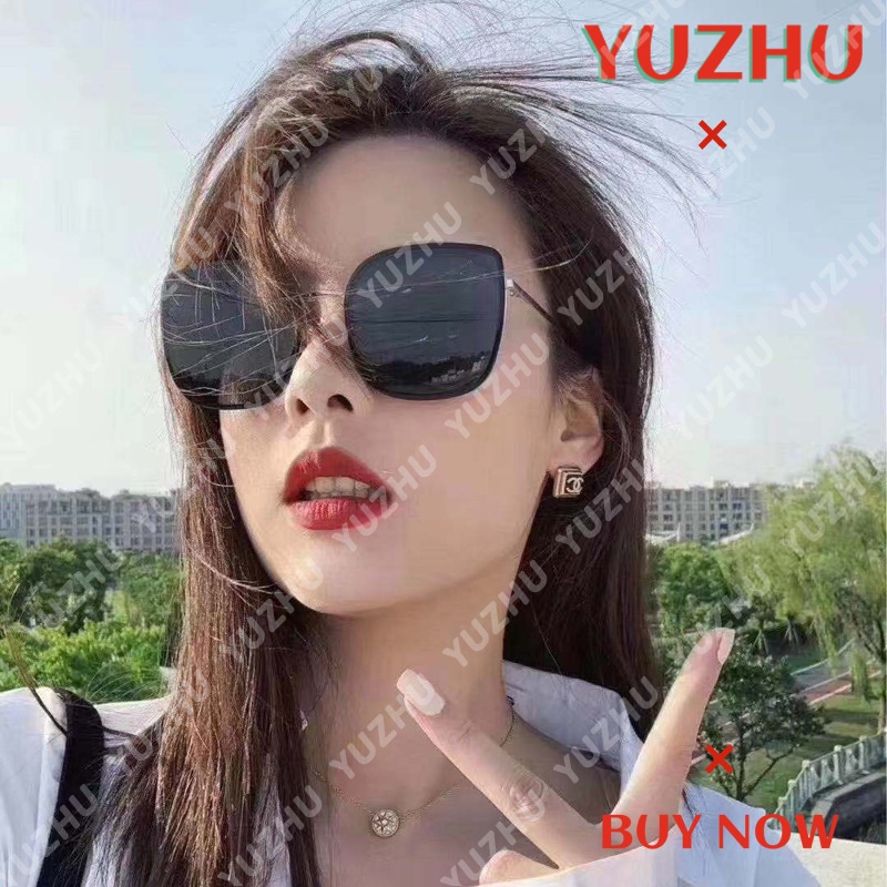 （YUZHU）COD Kacamata Hitam Korea Wanita Kaca Mata Fashion Oversized Sunglasses