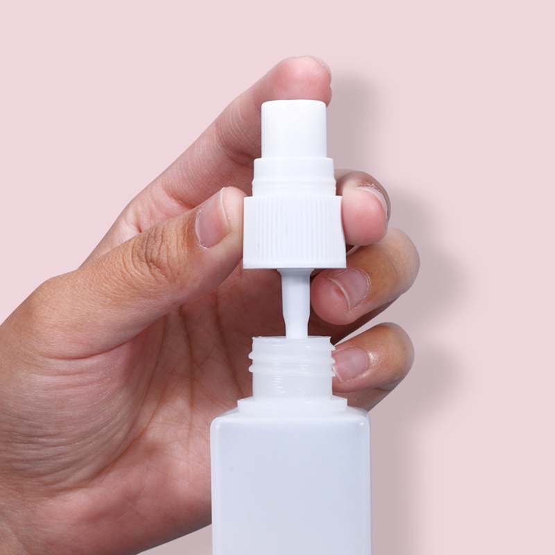 50ml/100ml Square Spray Bottle Travel Portable Botol Alkohol Disinfektan Sub-Botol Isi Ulang Parfum Atomizer Penyimpanan Wadah Cairan