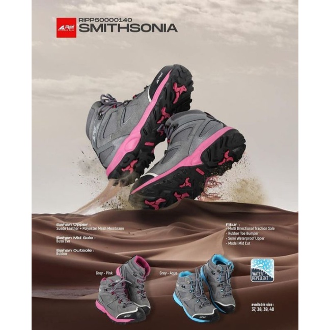 Sepatu Hiking || Sepatu Gunung Wanita Smithsonia Arei