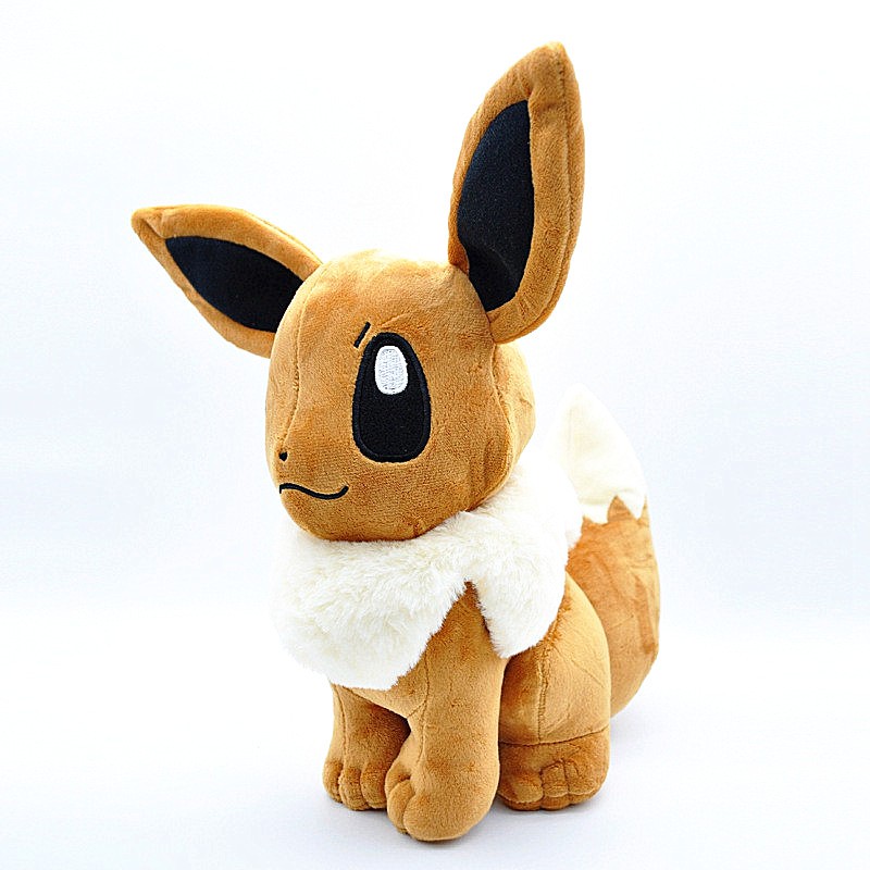 Boneka Plush Karakter Pokemon Flareon Jolteon Vaporeon Sylveon Eevee Ukuran 30CM Untuk Hadiah Anak