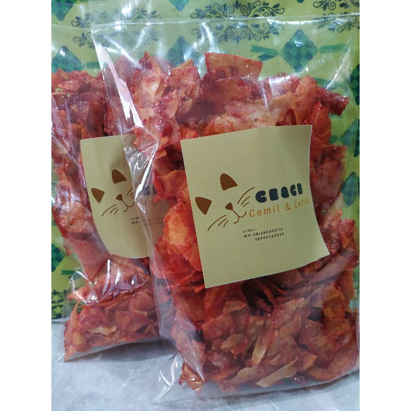 

KERIPIK SINGKONG BALADO PEDAS 250gr