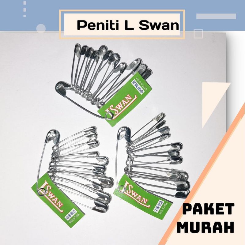 PENITI L SWAN RENCENG ISI 12.Pcs // PENITI STAINLESS ANTI KARAT