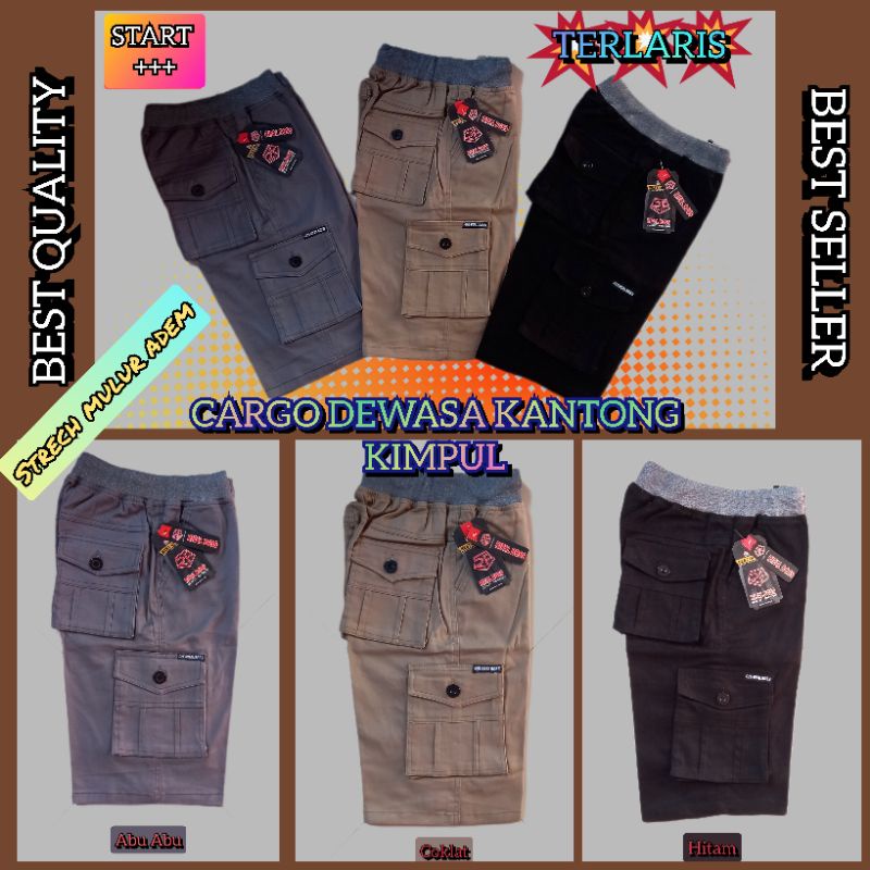 Celana Pendek Cargo Pria Dewasa Celana Cargo Pendek Pria