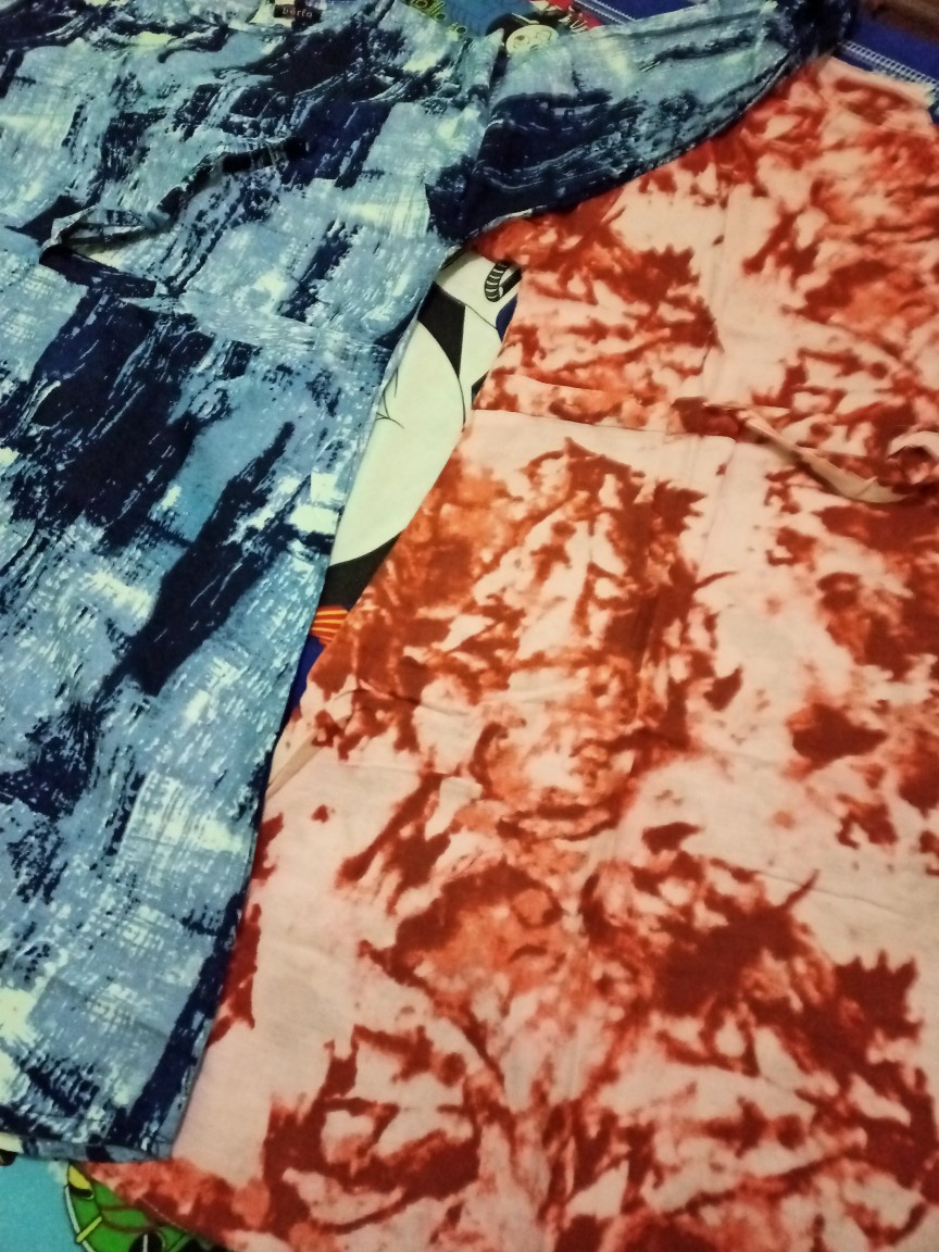 Benang Raja Tunik Batik Wanita Lengan Panjang Ukuran M L Xl