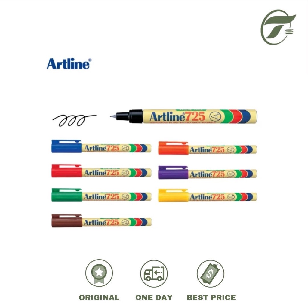 

SPIDOL PERMANENT MARKER EK-725 0.4MM ARTLINE (BLACK/BLUE/GREEN/RED)
