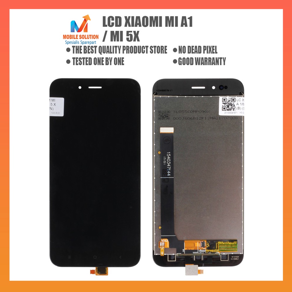 Grosir LCD Xiaomi MI A1  LCD Xiaomi MI 5X Fullset Touchscreen ORIGINAL 100% + Packing / Bubbel