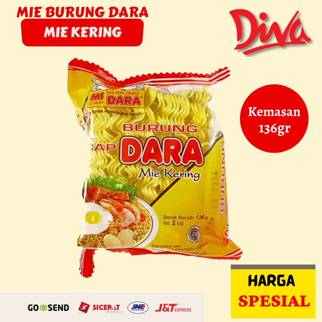 

Mie burung dara kering 136gr / Mie burung dara kuning