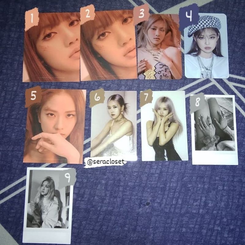 PHOTOCARD BLACKPINK OFFICIAL