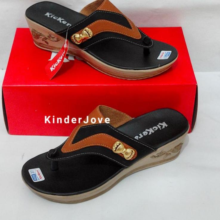 Big Sale.. Sandal Wedges Wanita Kickers Japit (Size 37-40)